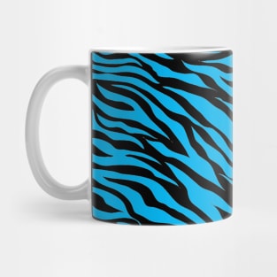 Tiger Print Blue Mug